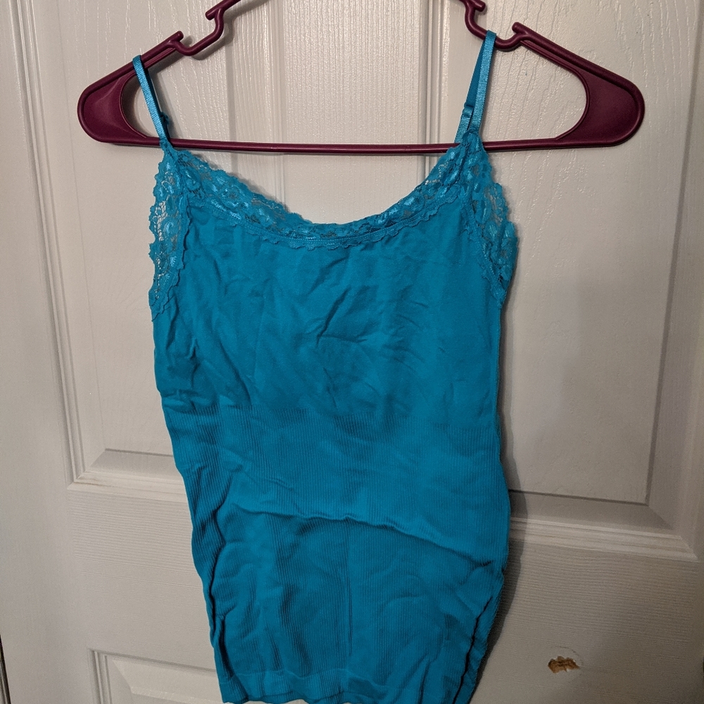 Cami (built-in-bra) tank top